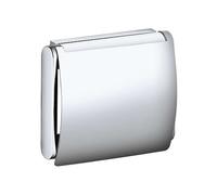 Keuco Plan - Porte-rouleau toilette avec couvercle, inox 14960070000