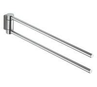 KEUCO PLAN porte-serviettes 438 mm, 2 bras, pivotant, 14918070000, Couleur: acier inoxydable