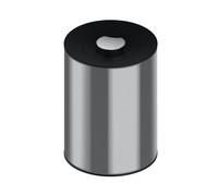 KEUCO Poubelle Plan 04989070037 sur pied 5 l inox / noir avec couvercle