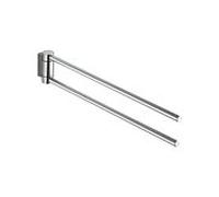 Keuco Plan serviettes Plan , 2 parties 14918170000 438mm, pivotant, aluminium argent anodisé / chrome
