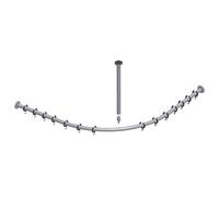 Keuco Plan Tringle de rideau de douche, avec fixation au plafond, 14938010900,