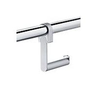 Keuco porte - papier hygiénique Plan Care 34962170000 montage sur la barre horizontale, en aluminium anodisé argent / chromé