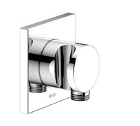 KEUCO Raccord de flexible avec support de douche, rosace carrée, 59592010002