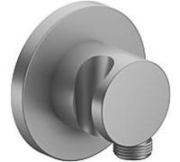 Keuco Raccord de tuyau Ixmo 59592170001 finition aluminium, avec support de douche, rond