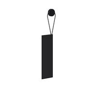 KEUCO Raclette de Douche en Silicone, avec Support Mural, raclette pour Verre à Coller, 26,4x8,2x1,7 cm, ne Laisse Pas de Traces, raclette pour la Douche, Couleur : Noir