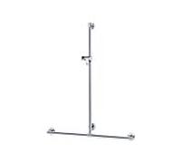 Keuco Rampe de douche Plan Care 34914010611 avec barre de douche, chromé, 600 / 1100mm, avec Halter