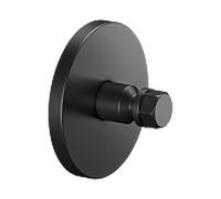 Keuco - Ensemble de fixation n°10 avec rosace, noir mat 04994371001