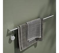 Keuco Reva Badetuchhalter 12801010800 chromé, 800 mm, avec crochets intégrés