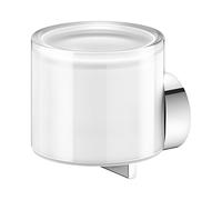 KEUCO Distributeur de savon Reva 150 ml – verre dépoli en cristal véritable – chromé 12852019000
