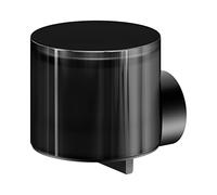 KEUCO Distributeur de savon Reva 150 ml verre dépoli en cristal noir mat 12852379000