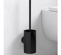 Keuco Reva ensemble de brosses de toilette 12864379000 noir mat, modèle mural