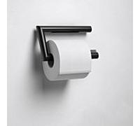 KEUCO Porte-papier toilette Reva 12862370000, orientable, noir mat, 100/120 mm