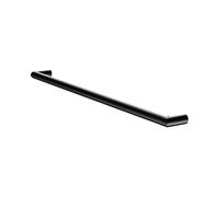KEUCO Porte‑serviette de bain Reva 80 cm, patère, métal noir mat, avec vis et chevilles