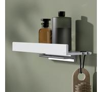 KEUCO - Étagère de douche Reva - 35 cm - blanc - fixation cachée, amovible - 12858510000