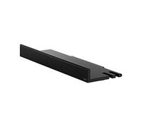Keuco Reva tablette de douche 35 cm, avec patère, aluminium noir mat | Fabriqué en Allemagne, amovible, vis et chevilles incluses, panier de douche à percer