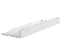 Keuco Reva Tablette de Douche 35cm, avec patère et Tirette, Aluminium Blanc | Fabriqué en Allemagne, amovible, vis et chevilles incluses, panier de douche à percer