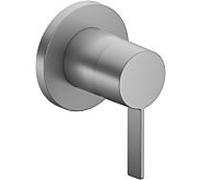 Keuco , rond, finition aluminium