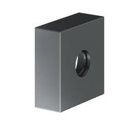 Keuco IXMO - Rosace de recouvrement rallongée 25 mm, chrome noir brossé 59545130282