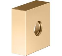 Rosace d'extension KEUCO IXMO 59545250282 carrée, pour raccordements encastrés G 2000 /2, laiton brossé