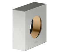 KEUCO rosace de prolongation pour vannes encastrées, forme de rosace carrée, 59551060282, Couleur: acier inoxydable