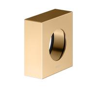 KEUCO rosace de prolongation pour vannes encastrées, forme de rosace carrée, 59551250282, Couleur: Laiton brossé