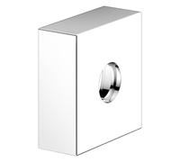 KEUCO rosace de prolongation pour vannes encastrées, forme de rosace carrée, 59551290282, Couleur: rouge or brossÃ©