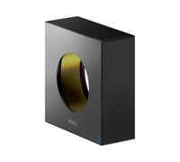 KEUCO rosace de rallonge pour mitigeur encastré, forme de rosace carrée, 59551370382, Couleur: Noir Mat