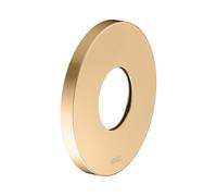 KEUCO Rosace murale surdimensionnée pour robinetterie thermostatique encastrée, ronde, 59553250091, Couleur: Laiton brossé