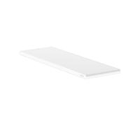 Keuco Rose Tablette de douche 32,8 cm, sans perçage, aluminium blanc mat | Fabriqué en Allemagne, avec kit de collage et de vissage, étagère de douche à coller ou à visser
