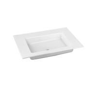 KEUCO ROYAL 60 lavabo à encastrer en céramique, 704x17x538mm, sans trou pour robinet, blanc, 32140310700