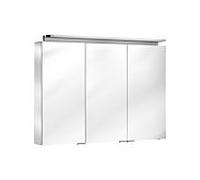 Keuco Royal L1 armoire de toilette 13606171302 teinté argent-anodisé, 1300x742x150mm
