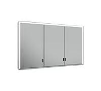 Keuco Royal Lumos armoire à glace 14305172303 tige murale, argent anodisé, 3 portes longues, 1200 x 735 x 165 mm