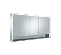 Keuco Royal Lumos armoire à miroir 14306171303 de 1400x735x165mm, 68 watts, 3 portes, tige de paroi