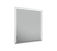 Keuco Royal Lumos armoire à miroir 14311172101 paroi en retrait, anodisé argent, compartiment de rangement couvert, 650 x 735 x 165 mm, butée sur la droite