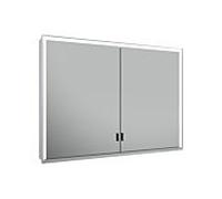 Keuco Royal Lumos armoire de toilette 14304172301 rallonge murale, anodisé argent, compartiment de rangement dissimulé, 1000 x 735 x 165 mm