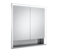 KEUCO Armoire de toilette Royal Lumos 14312171301 – 2 portes, avec LED, 800 mm, porte courte
