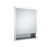 KEUCO Royal Lumos armoire de toilette encastrable 1 porte, porte courte, avec miroir chauffant, charnières à droite, 650mm, 14311171104, Exécution: sans commande Dali