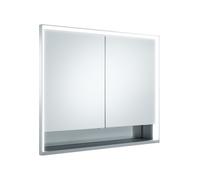 KEUCO Royal Lumos armoire de toilette encastrable 2 portes, porte courte, avec miroir chauffant, 900mm, 14333171304, Exécution: sans commande Dali