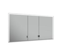 KEUCO Royal Lumos Armoire de toilette encastrable 3 portes, porte longue, 1400mm, 14316172301, Exécution: sans commande Dali
