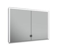 KEUCO Royal Lumos armoire de toilette murale 2 portes, porte longue, 1000mm, 14304172301, Exécution: sans commande Dali