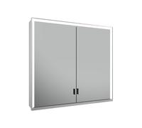 KEUCO Royal Lumos armoire de toilette murale 2 portes, porte longue, 800mm, 14302172301, Exécution: sans commande Dali
