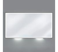 KEUCO Miroir lumineux Royal Lumos – LED réglable, chauffant, 140x65 cm, anodisé noir