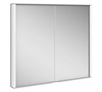 KEUCO ROYAL MATCH armoire de toilette encastrable, 2 portes en miroir double cristal, 1000mm, 12813171301