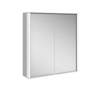 KEUCO ROYAL MATCH armoire de toilette murale 2 portes en miroir double cristal, 650mm, 12801171301