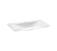 KEUCO ROYAL REFLEX lavabo à encastrer en fonte minérale, 1 trou pour robinet, avec trop-plein, 800x30x490mm, blanc, 34061318001