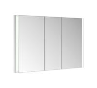 KEUCO SOMARIS Armoire de toilette encastrable 3 portes, avec miroir chauffant, 1200mm, 14514003101, Couleur: Miroir