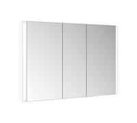 Keuco Keuco Armoire miroir 3 portes Somaris 120x71x11,5cm, BL, miroir chauffant, blanc mat Quantité:1