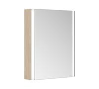 Armoire de toilette KEUCO Somaris avec éclairage 14501851100 65x73,5x13 cm, montage mural, charnières à droite, porte 2000 , décor Eiche hell