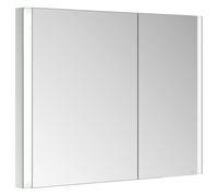 KEUCO SOMARIS Armoires de toilette encastrées au mur 2 portes, asymétriques, 1000mm, 14513002200, Couleur: Miroir