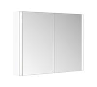 KEUCO SOMARIS Armoires de toilette, façade murale 2 portes, 1000mm, 14503512100, Couleur: Blanc Mat